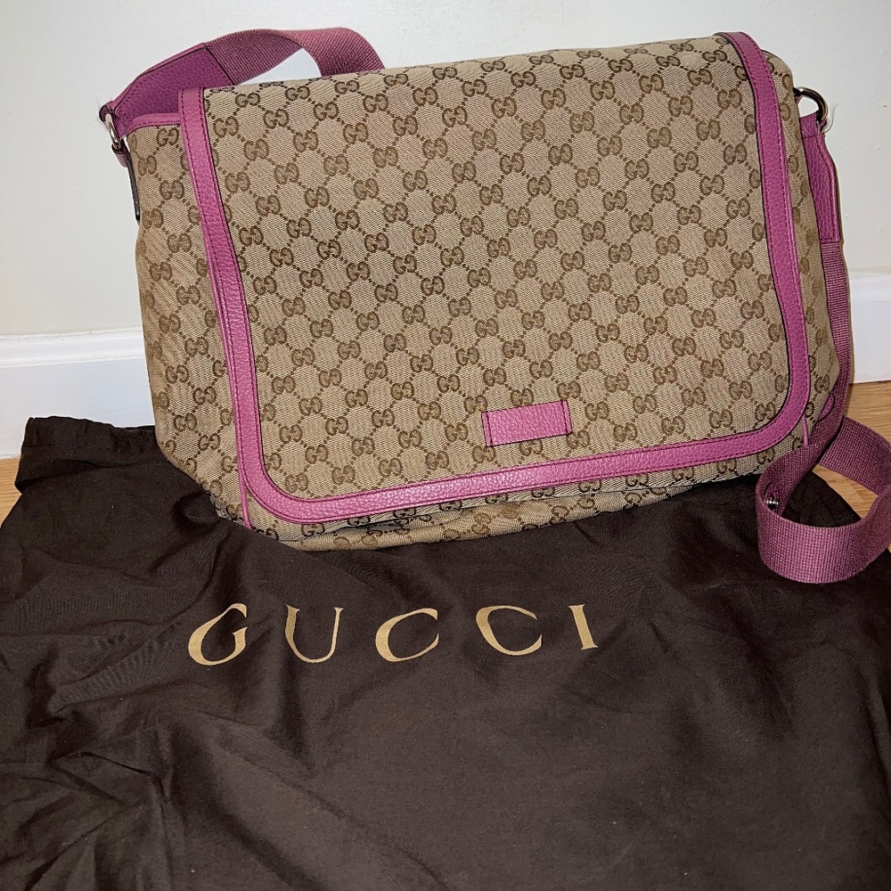 Gucci diaper bag